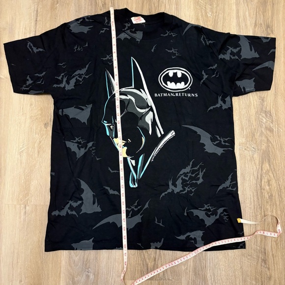 1992 AOP Batman Returns NovelTeez Vintage Tee - Picture 6 of 7